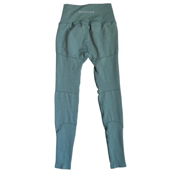 Alphalete Teal / Jade Revival R6 Leggings - Size Medium - Picture 5 of 11